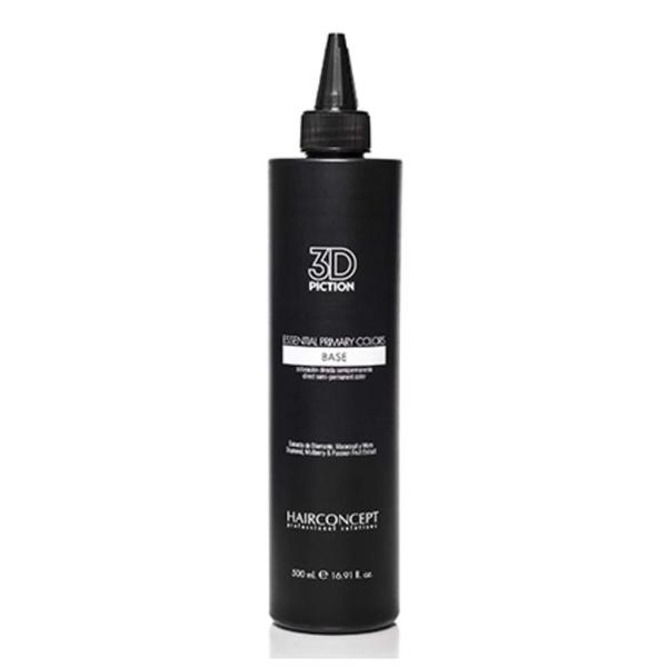 Crema de Baza pentru Pigmentii Directi - Hairconcept Professional Piction 3D Essential Primary Colors Base, 500 ml