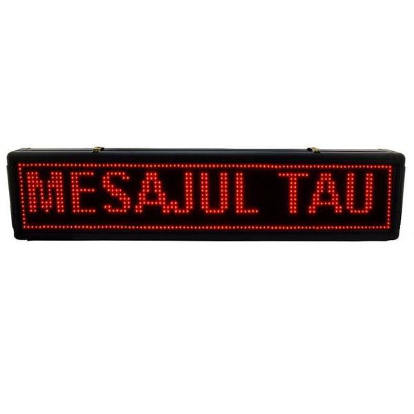 Panou text led / display reclama 70x20 cm - Rosu - pentru interior