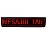 Panou text led / display reclama 70x20 cm - Rosu - pentru interior