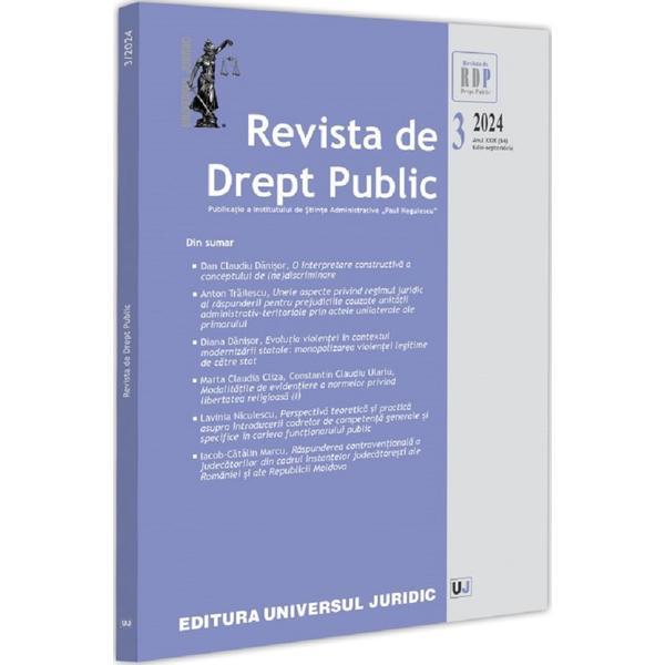 Revista de drept public Nr.3 din 2024, editura Universul Juridic