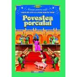 Povestea porcului. Carte de citit cu litere mari de tipar, editura Eurobook