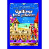 Gulliver in tara piticilor. Carte de citit cu litere mari de tipar, editura Eurobook