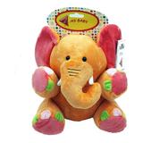 Jucarie din plus Baby Elefant portocaliu 26 cm