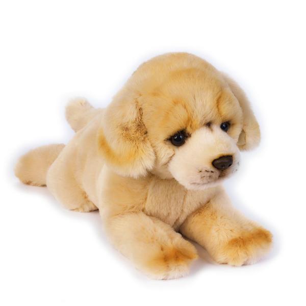 Jucarie din plus Catel Golden Retreiver culcat 29 cm