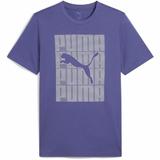 Tricou barbati Puma Graphics Wording Tee 68482546, XL, Albastru