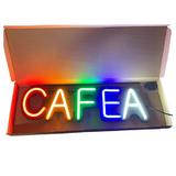 Reclama luminoasa neon Led Cafea - ideala pentru spatii comerciale