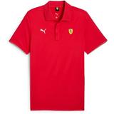 Tricou barbati Puma Ferrari Race Cloudspun Polo 63018502, M, Rosu