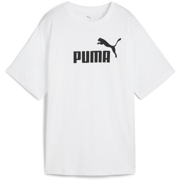 Tricou femei Puma Ess No. 1 Logo Relaxed Tee 68497002, XL, Alb