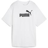 Tricou femei Puma Ess No. 1 Logo Relaxed Tee 68497002, L, Alb