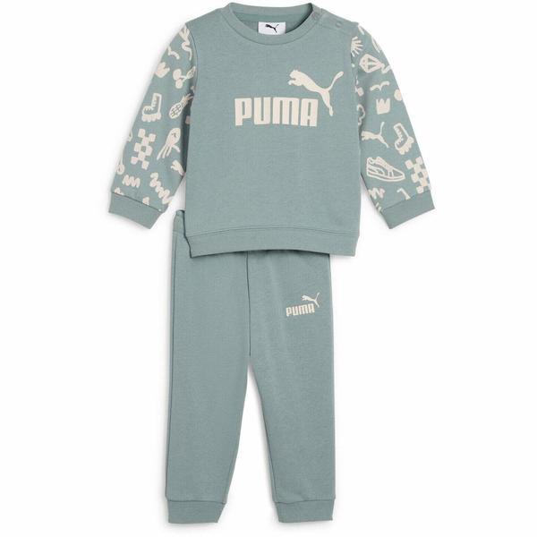 Trening copii Puma Minicats Sandy Adventures Crew Set Tr Inf 68628430, 104, Albastru