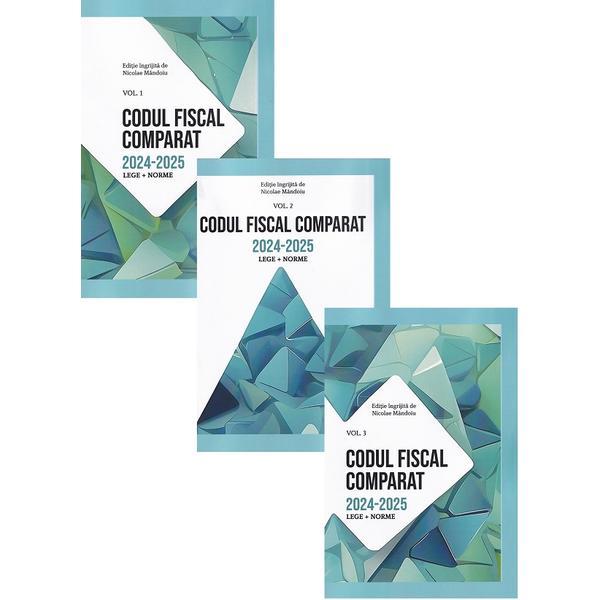 Pachet 3 vol. Codul Fiscal Comparat 2024-2025 (Lege+norme) - Nicolae Mandoiu, editura Con Fisc