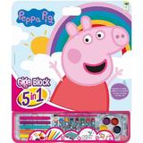 Set pentru desen. Giga block. Peppa Pig 5 in 1