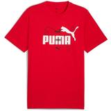 Tricou barbati Puma Ess Logo Lab Summer Tee 68467111, XXL, Rosu