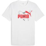 Tricou barbati Puma Ess Logo Lab Summer Tee 68467102, XL, Alb