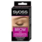 Vopsea Permanenta pentru Sprancene - Syoss Brow Tint, nuanta Maro Deschis, 1 buc