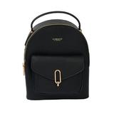 Rucsac Negru cu Accesoriu Metalic