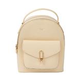 Rucsac Bej cu Accesoriu Metalic