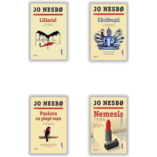 Pachet 4 Carti: Seria Harry Hole volumele 1-4, de Jo Nesbo