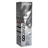 Masca Crema Coloranta Semipermanenta pentru Par - Loncolor GoCrazy, nuanta S11 GoDarkSilver!, 100 ml