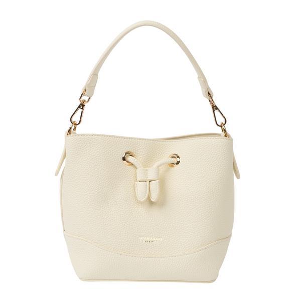 Geanta Crem Bucket-Bag cu Tighel