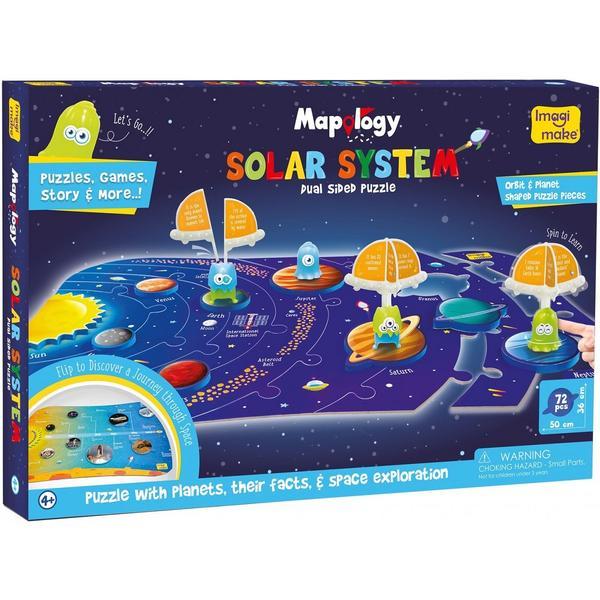Sistemul Solar - Puzzle cu Doua Fete
