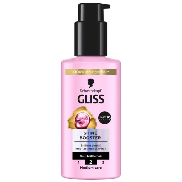 Ser de Stralucire pentru Par - Schwarzkopf Gliss Shine Booster with Haptiq System for Dull and Brittle Hair, 100 ml