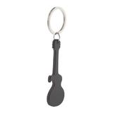 Breloc din aluminiu, Piksel, chitara, cu desfacator, negru