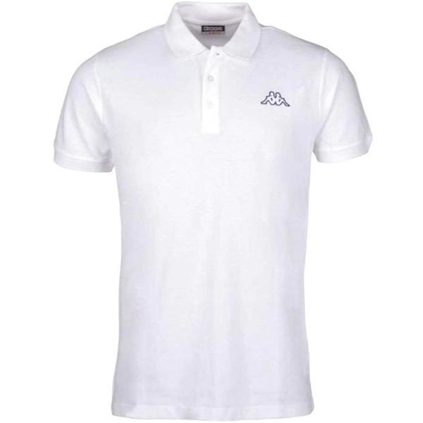 Tricou barbati Kappa Polo Shirt 8004-8192-002, XXL, Alb