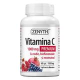 SHORT LIFE - Vitamina C Premium 1000 mg cu Rodie, Bioflavonoide si Resveratrol Zenyth Pharmaceuticals, 60 capsule