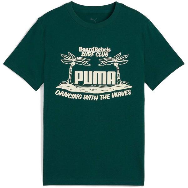 Tricou copii Puma Mid90s Graphic Tee Iii B 68515260, 164, Verde