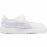 Pantofi sport copii Puma Courtflex V3 40057801, 34.5, Alb