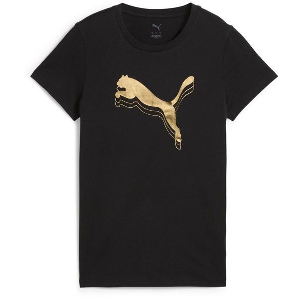 Tricou femei Puma Ess Metallic Tee 68499551, XL, Negru