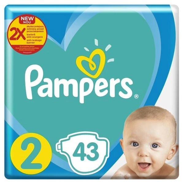 SHORT LIFE - Scutece pentru Bebelusi - Pampers Active Baby, marimea 2 (4-8 kg), 43 buc
