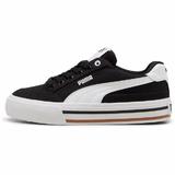 Pantofi sport copii Puma Court Classic Vulc Fs Jr 39655803, 35.5, Negru