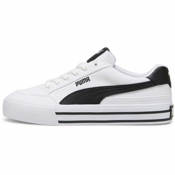 Pantofi sport unisex Puma Court Classic Vulc Fs 39635302, 45, Alb