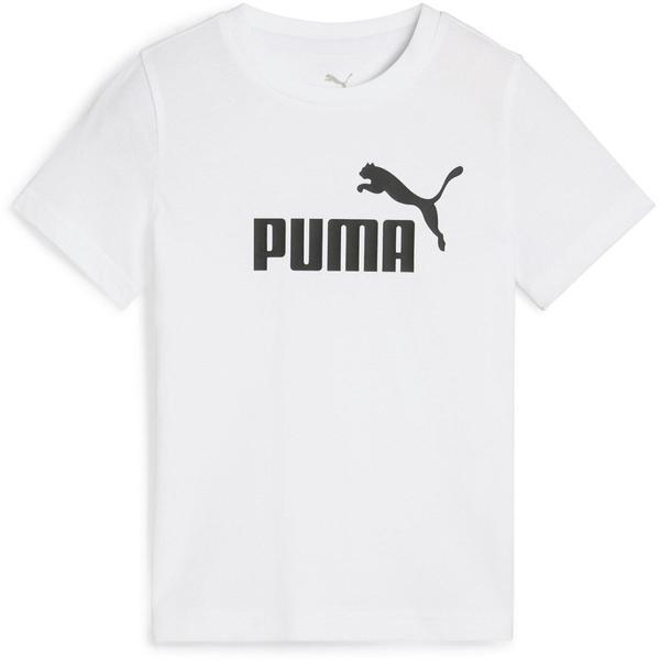 Tricou copii Puma Ess No. 1 Logo Tee Ps 68493002, 116, Alb
