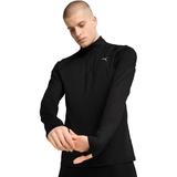 Bluza barbati Puma M Run Velocity Cloudspun 14 Zip 52662701, XL, Negru