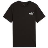 Tricou copii Puma Ess 2 Color Small No. 1 Logo Tee B 68577901, 152, Negru