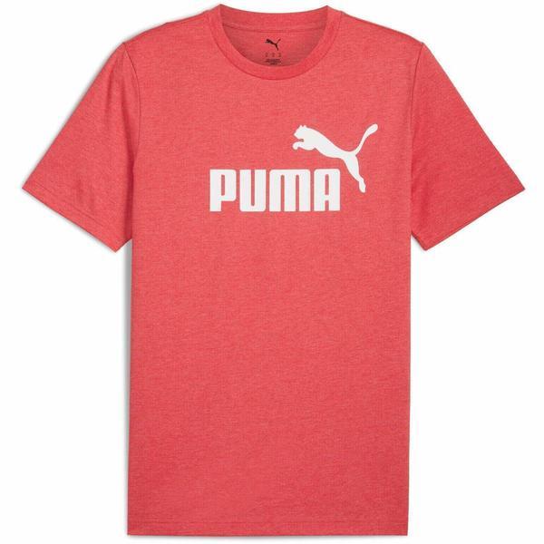 Tricou barbati Puma Ess No. 1 Logo Heather Tee 68255011, XL, Rosu