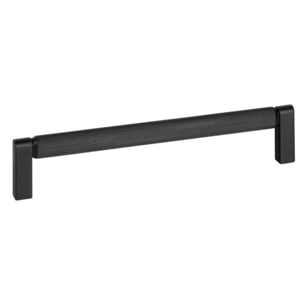 Maner pentru mobila Brooklyn Big, finisaj negru periat, L:466 mm