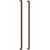 Set manere spatiale double Brooklyn Big, finisaj bronz periat, L:1074 mm