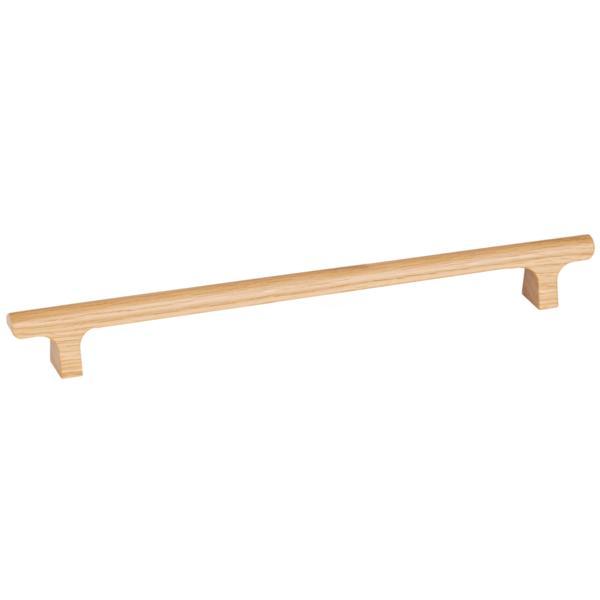 Maner pentru mobila Hinoki Wood Big, finisaj stejar, L:500 mm
