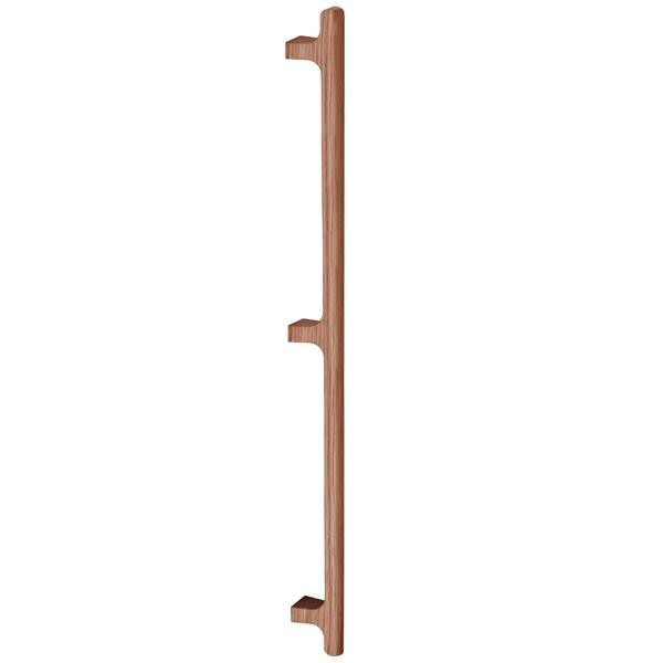 Maner lung pentru mobila Hinoki Wood Big, finisaj nuc, L:915 mm