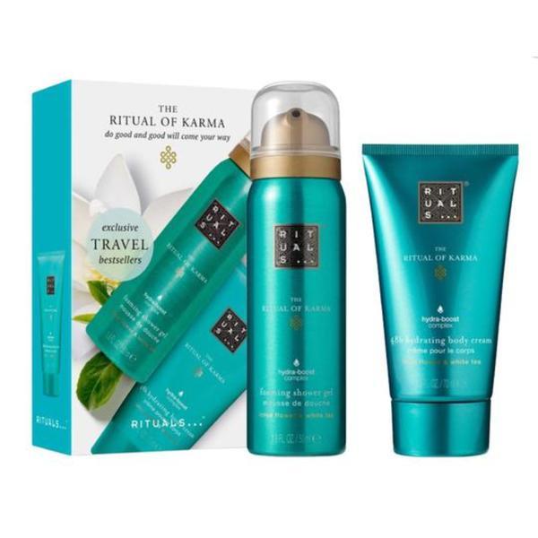 Set Cadou Rituals of Karma: Crema de corp, 70 ml + Spuma de baie, 50 ml