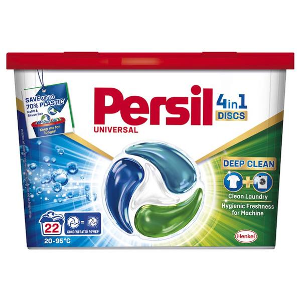 Detergent Capsule Universal - Persil 4 in 1 Universal Deep Clean, 22 buc