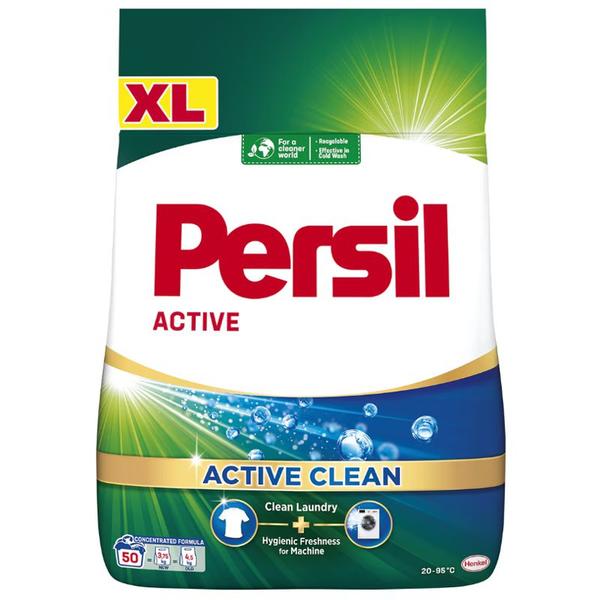Detergent Pudra Automat pentru Rufe - Persil Active Clean, 50 spalari, 3,75 kg