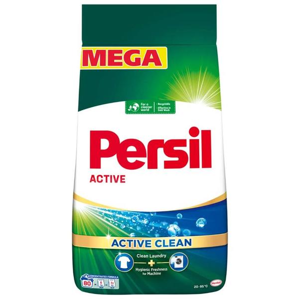 Detergent Pudra Automat pentru Rufe - Persil Active Clean, 80 spalari, 6 kg