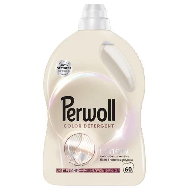 Detergent Lichid pentru Rufe - Perwoll Color Detergent for All Light-Colored & White Clothes, 60 spalari, 3000 ml