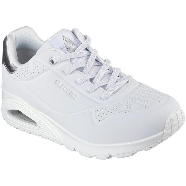 Pantofi sport femei Skechers Uno - Shimmer Away 155196-WSL, 38.5, Alb