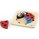 Puzzle din lemn: Buburuza